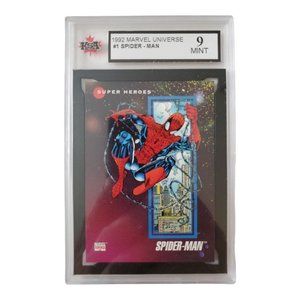 KSA Graded Marvel Universe #1 Spiderman super heroes card